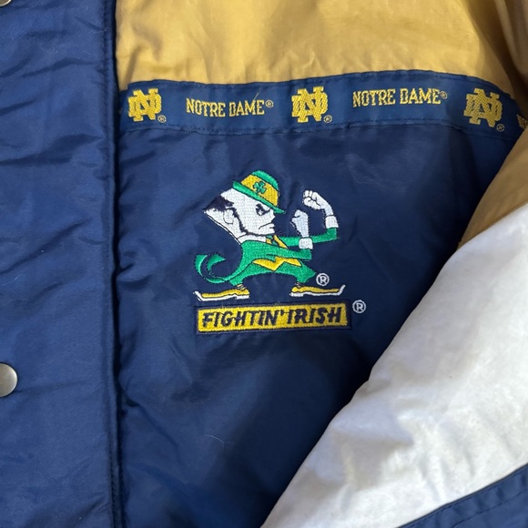 Vintage Notre Dame Blue and Yellow Jacket - Picture 2 of 7